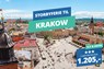 Rejs på storbyferie til Krakow i juli med fly og 3? hotel fra 1.205,-