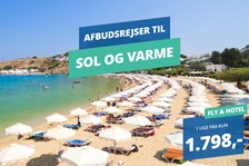 Snup en 1 uges ferie sydpå med en afbudsrejse med fly og hotel fra 1.798,-