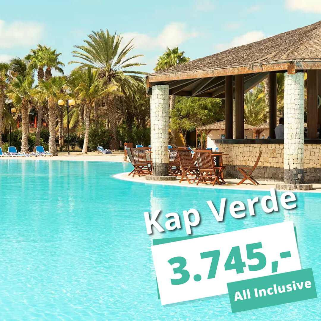 Rejs til Kap Verde på mandag All Inclusive for 3.745,-
