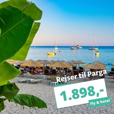Sol, strand og charme i Parga – rejser fra 1.898 kr.