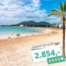 4? sensommerferie på Mallorca – fra kun 2.854 kr. inkl. fly og hotel!