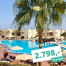 Rejs til Sharm El Sheikh på torsdag med All Inclusive for kun 2.798,-