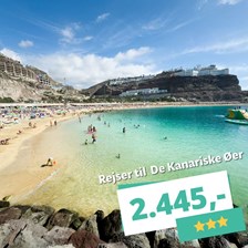 3-stjernede efterårsrejser til De Kanariske Øer fra 2.445,-