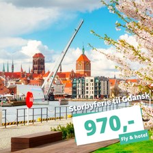 Rejs på efterårsferie til Gdansk i oktober fra KUN 970,-