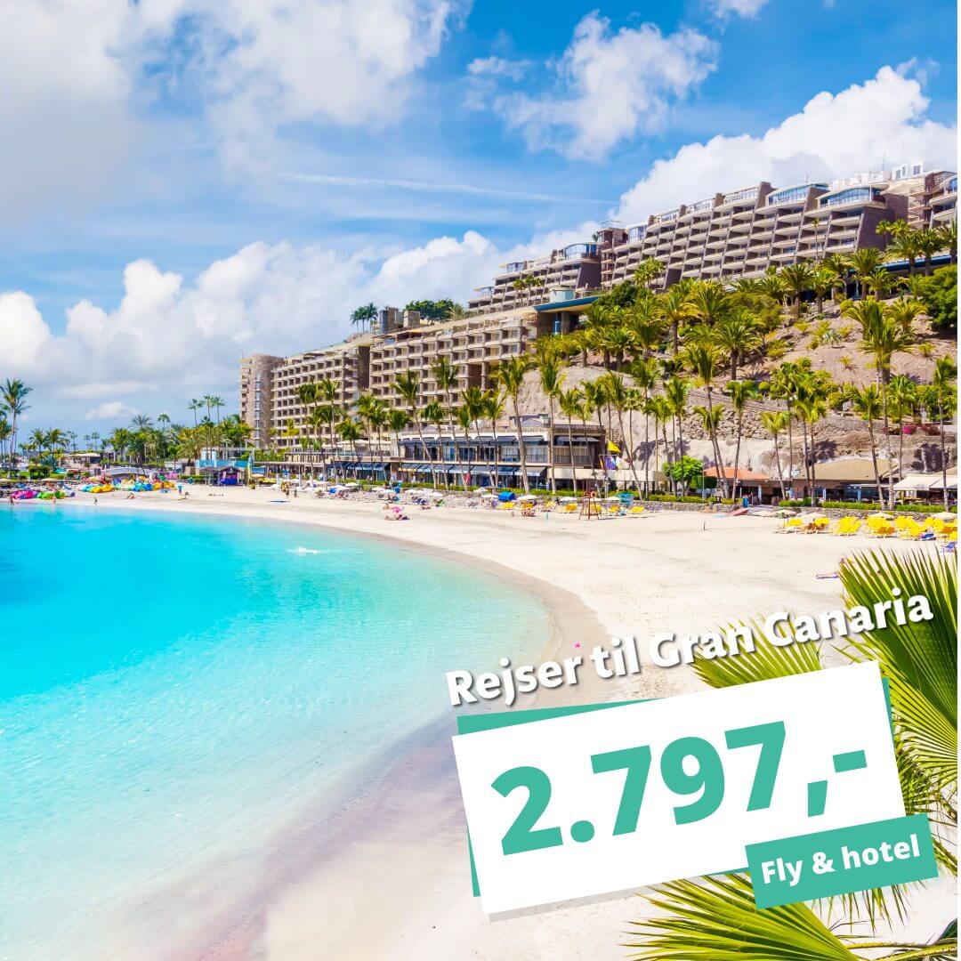 3-stjernede rejser til Gran Canaria fra 2.797,-