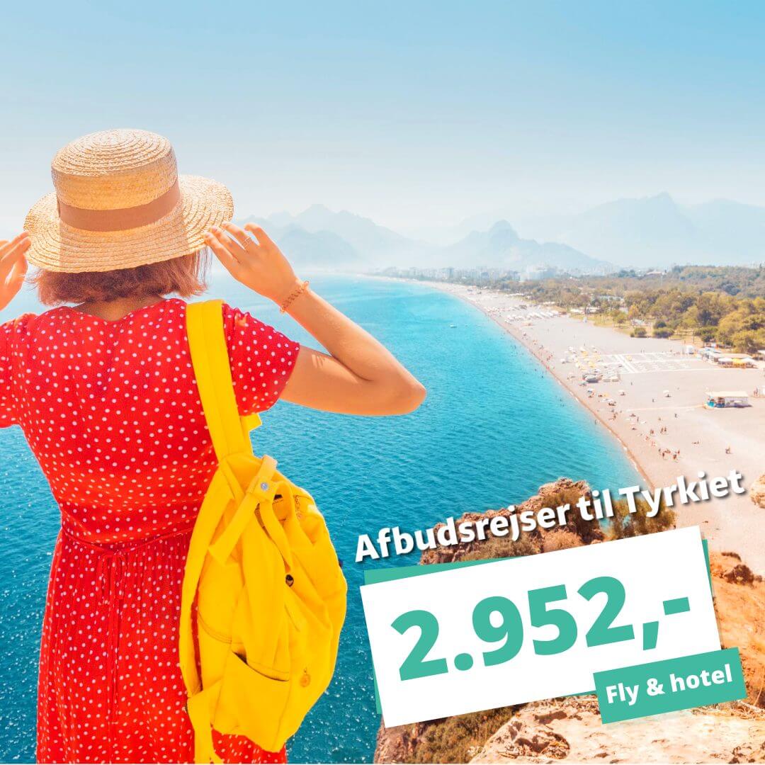 Billig ferie? Afbudsrejser til Tyrkiet fra 2.952 kr. inkl. fly og hotel