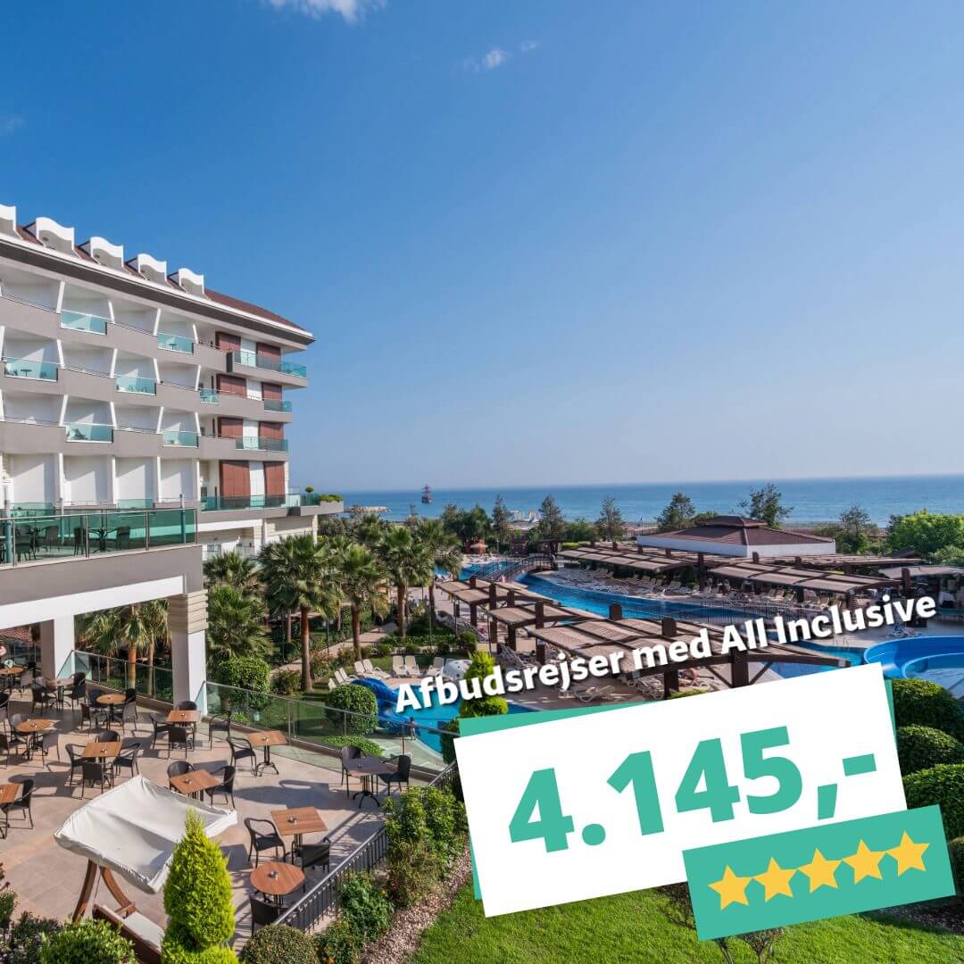 1 uges afslappende ferie – 5★ All Inclusive fra 4.145,-