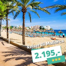 Badeferie på Mallorca – Book din rejse til næste år fra 2.195,- Badeferie på Mallorca – Book din rejse til næste år fra 2.195,-