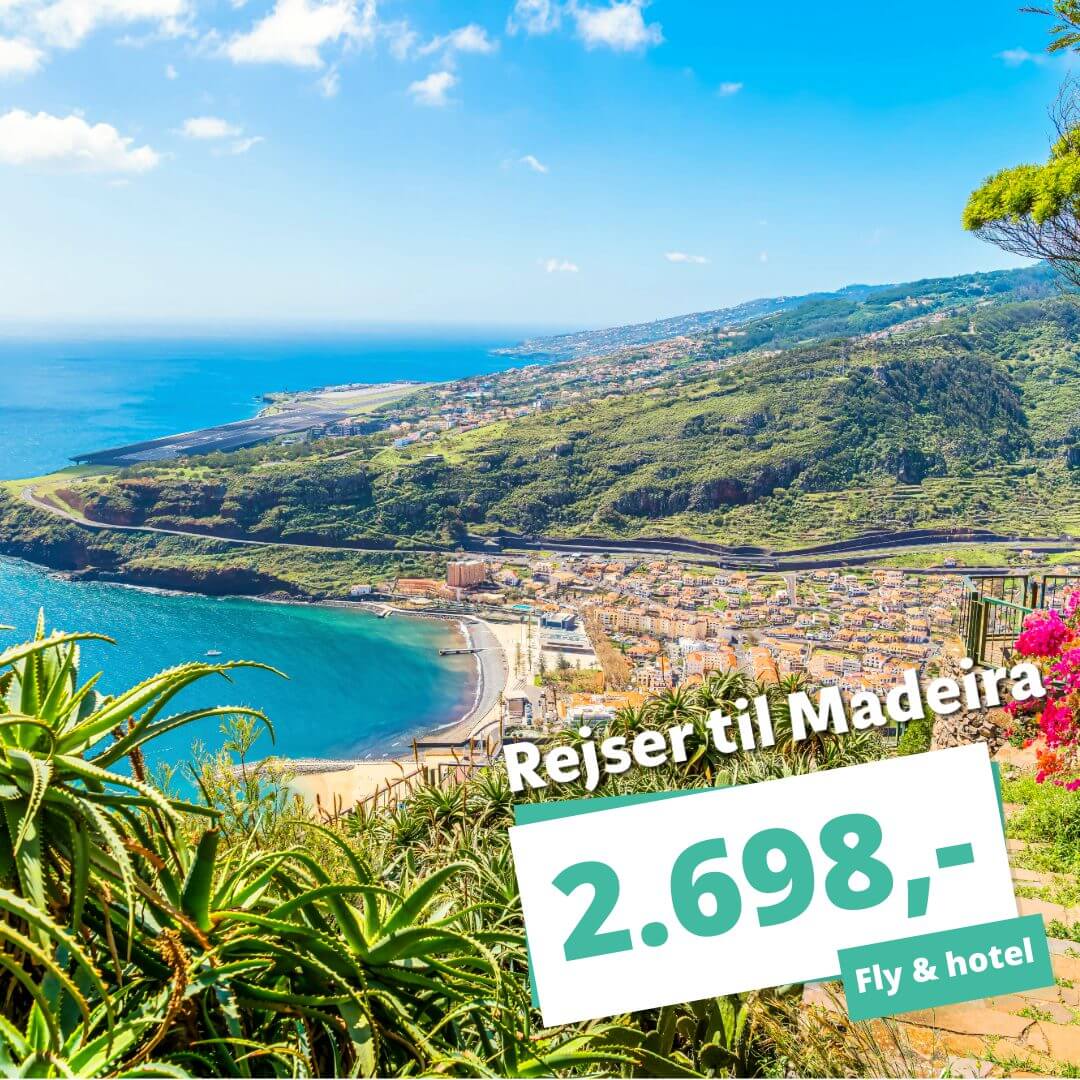 Det billigt! 1 uge på Madeira inklusiv fly og hotel fra 2.698,-