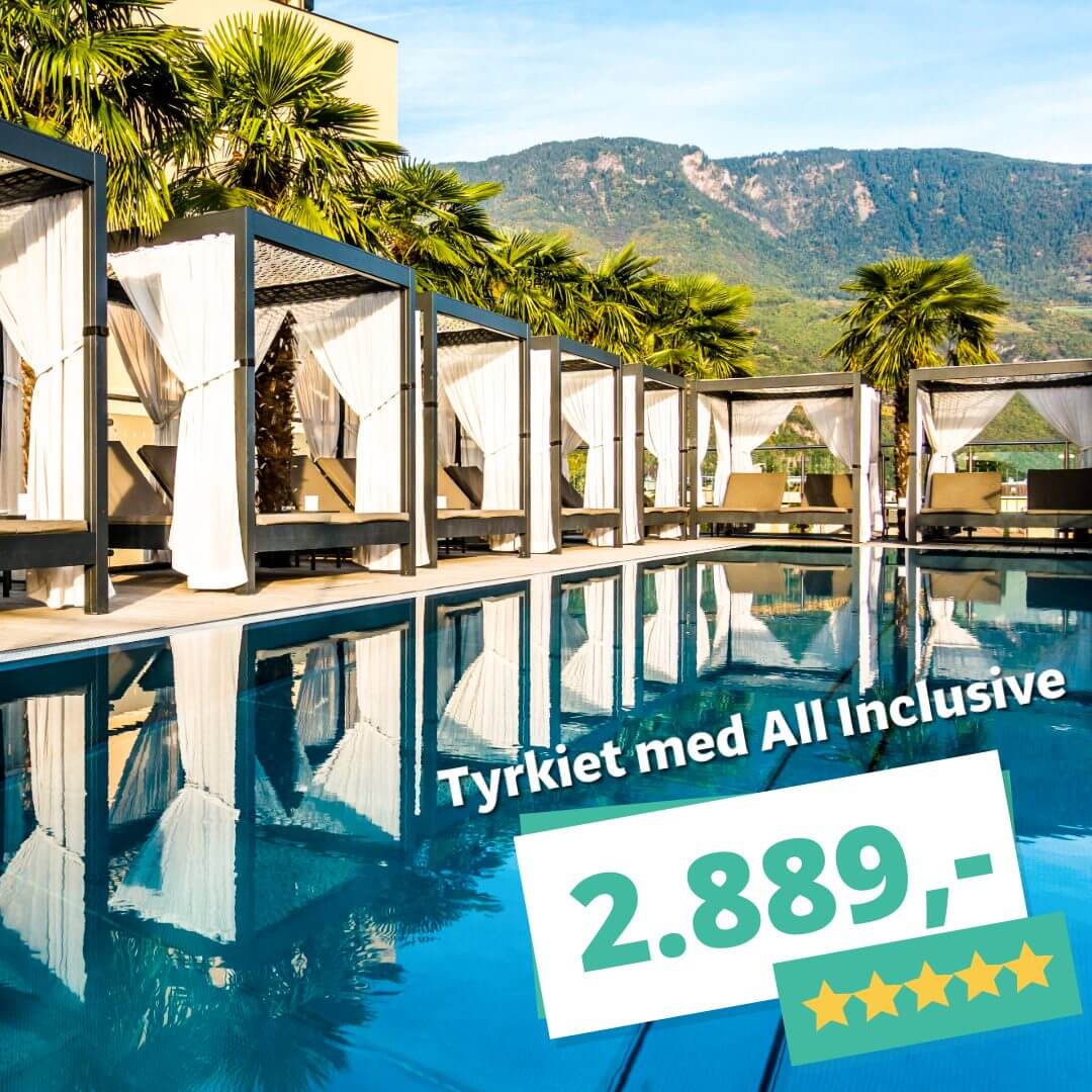 5? forårsrejser til Tyrkiet med All Inclusive fra 2.889,-