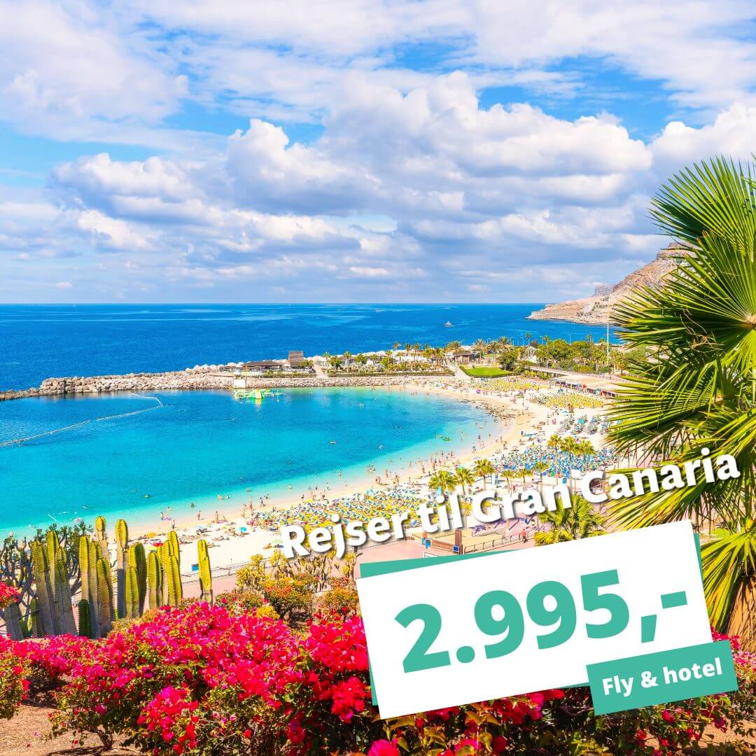 1 uges ferie på Gran Canaria – Afbudsrejser fra 2.995,-