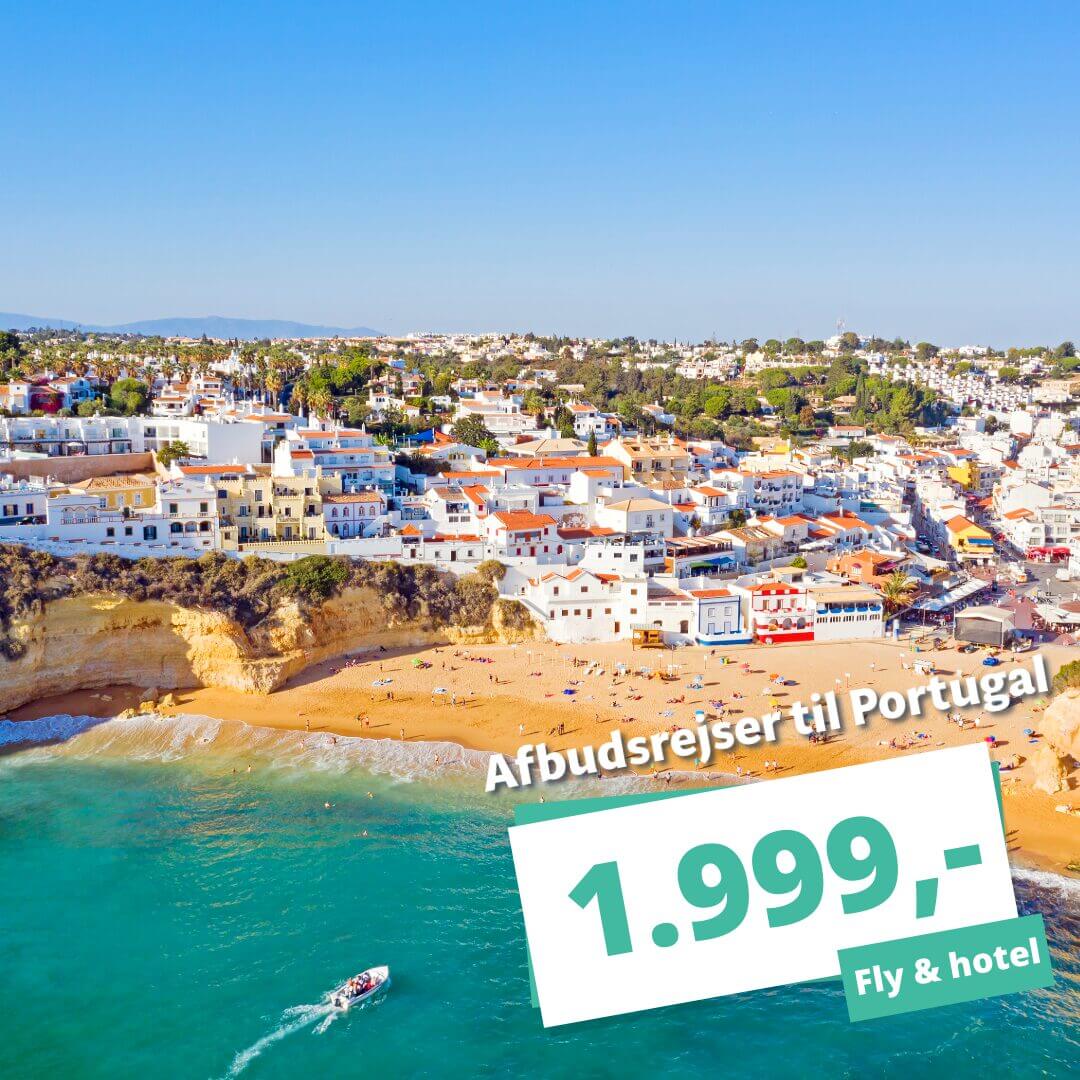 Portugal kalder! 1 uges badeferie på Algarvekysten fra 1.999,-