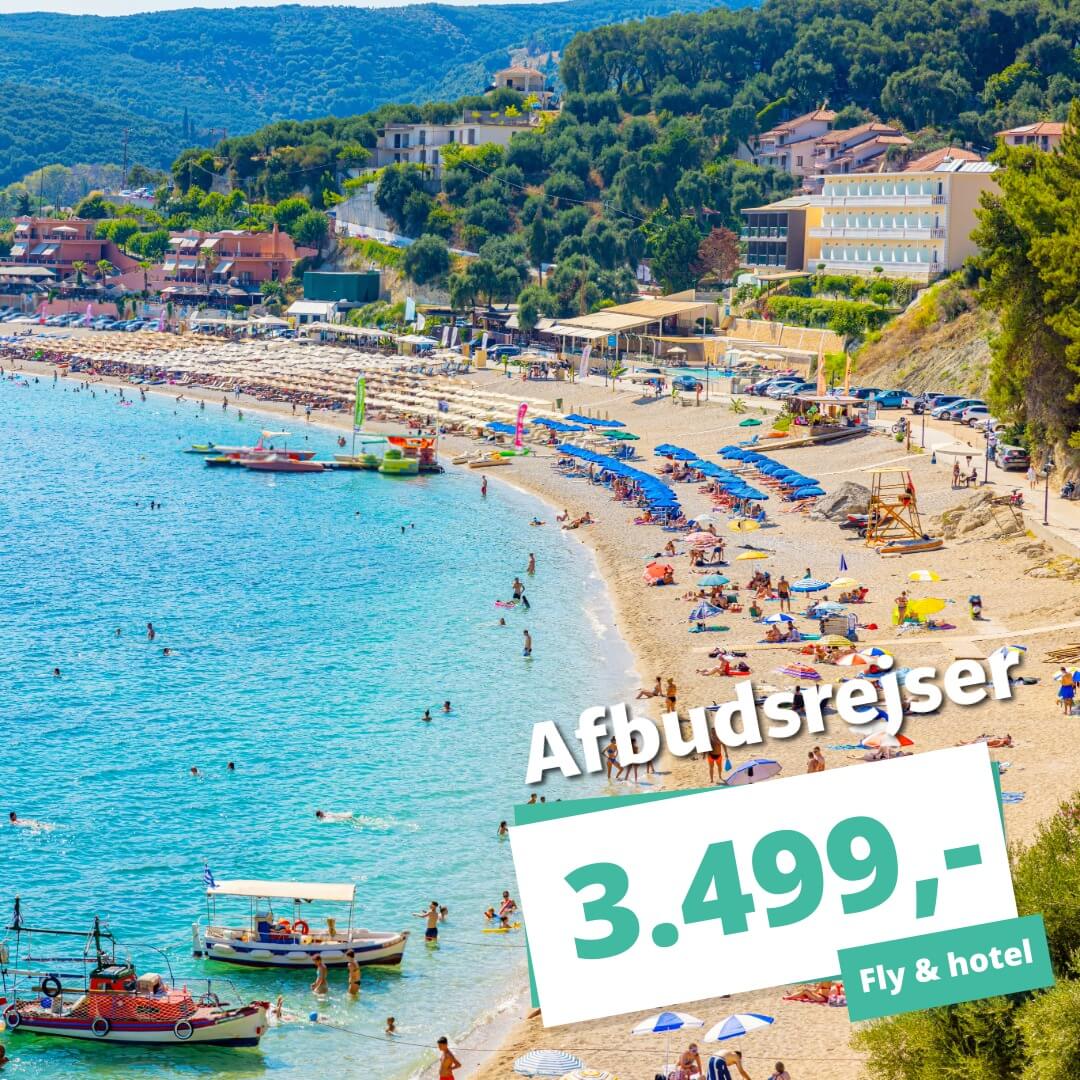 Afbudsrejser til sydens sol fra kun 3.499 kr.