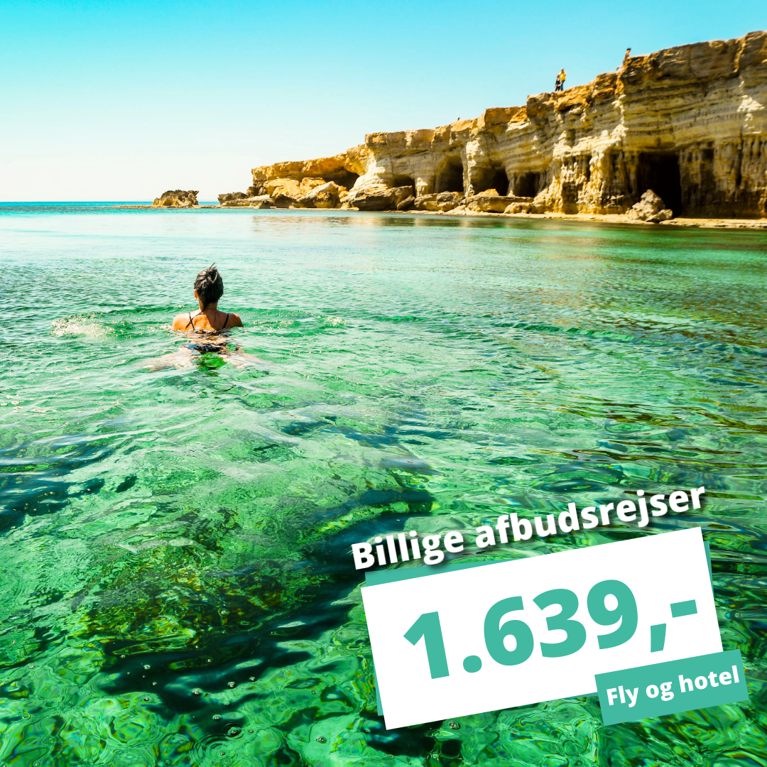 Afbudsrejser til sydens sol fra kun 1.639 kr. – inkl. fly og hotel