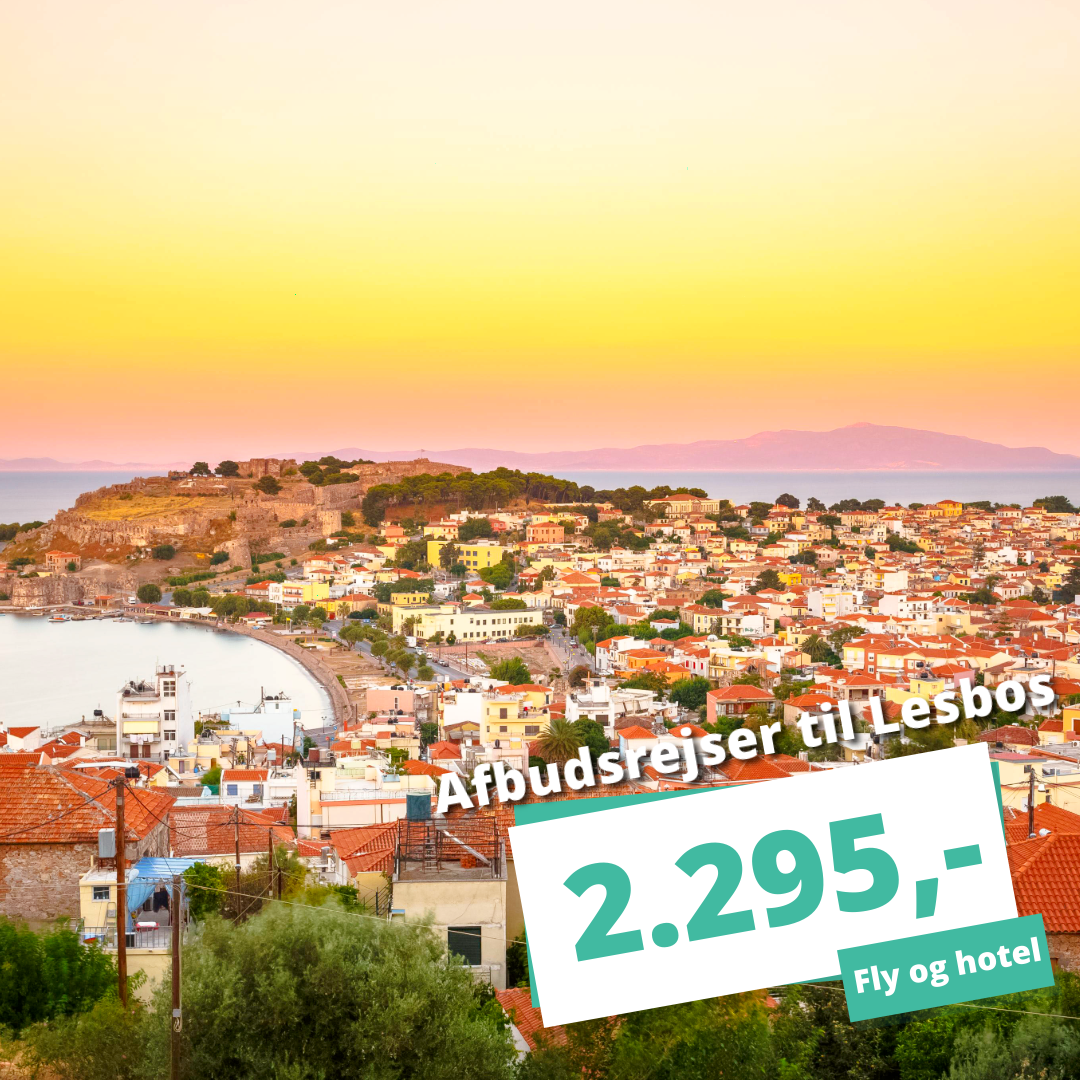 1 uge på Lesbos i september fra 2.295 kr. – inkl. fly og 3★ hotel