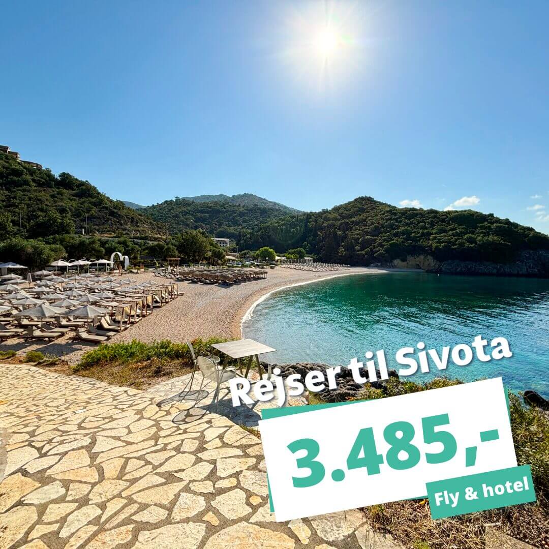 1 uge i Sivota – Afbudsrejser fra 3.485,-