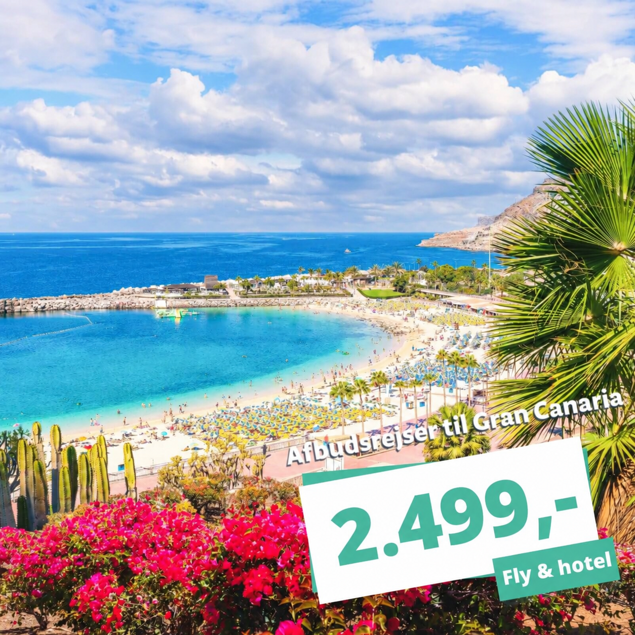 1 uges solferie på Gran Canaria – Afbudsrejser fra kun 2.499,-